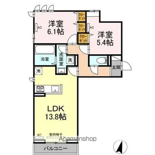 アーバンライフヒロ【3階】の間取り