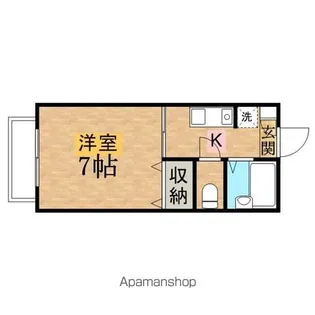 エスポワール【102号室】の間取り