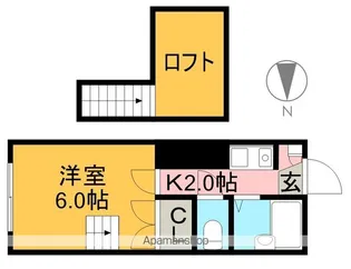 オクトスクエア【1階】の間取り