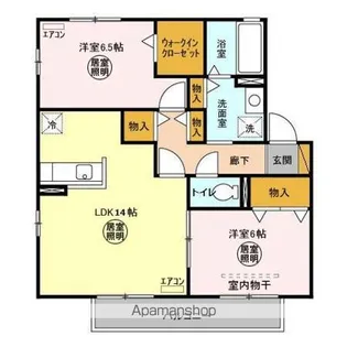 サイプレス ABC【2階】の間取り