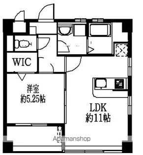 フォーシズ戸塚【205号室】の間取り