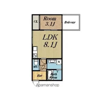 ARCA豊中曽根【2階】の間取り