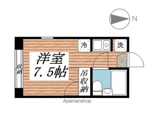 ウエストハイム国領【101号室】の間取り