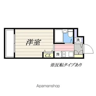 グルックハイム稲毛【102号室】の間取り