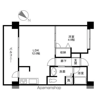リアンシエルブルー東比恵【2階】の間取り