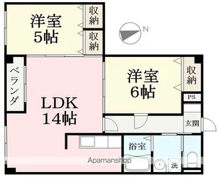 リファーレ【202号室】の間取り