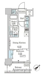 パークアクシス大塚ガーデンスクエア【5階】の間取り
