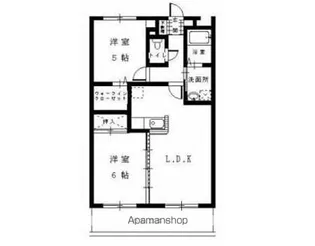 ハトラスⅠ【102号室】の間取り