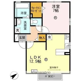 フラッツ ブリーゼ【2階】の間取り