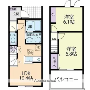 COLSOLARE(コル・ソラーレ)【2階】の間取り