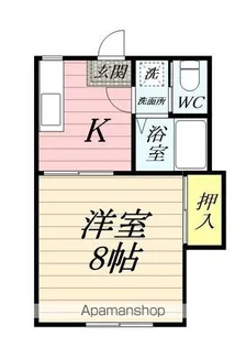 第二コーポミカ【1階】の間取り