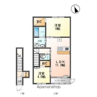 エクセル アヴァンセ(EXCEL AVANCE)【2階】の間取り