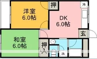 ライブタウン中村【311号室】の間取り