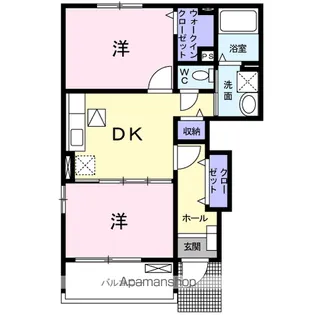 メゾン フレスクーラ【1階】の間取り