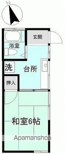 蓬山ハイツ【101号室】の間取り