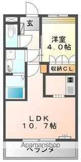 シルフィード【2階】の間取り