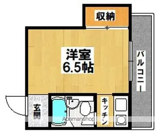 コーポ川内Ⅰ【305号室】の間取り
