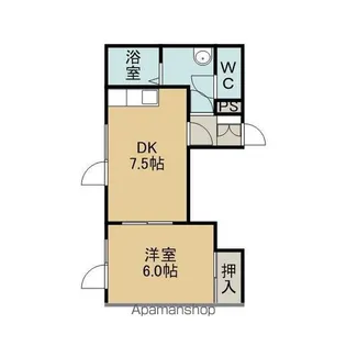 シエル朝日【201号室】の間取り