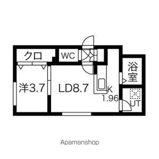 Balboni平岸【1階】の間取り