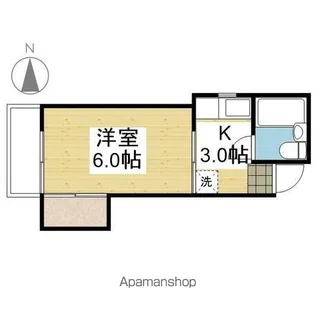 CASA清水町【205号室】の間取り