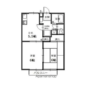 リバティーゲート【202号室】の間取り