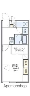 レオパレス広川一番館【105号室】の間取り