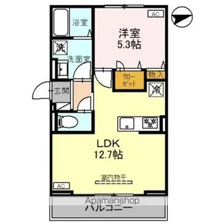 GRACIA Ⅰ【2階】の間取り