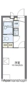 レオパレスネオフォレスト【2階】の間取り