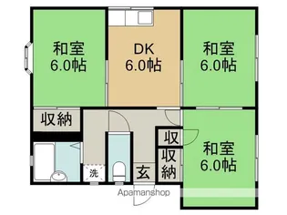 ハイツイーストサイド【102号室】の間取り