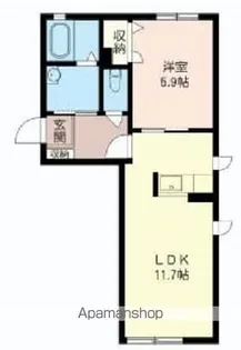 メゾン・コンフォートB【1階】の間取り