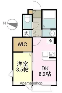 CIEL旭ヶ丘【1階】の間取り