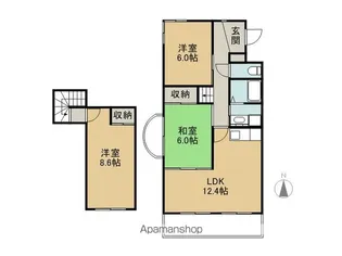 3LDKの間取り画像