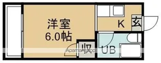 山崎ハイツ【2階】の間取り