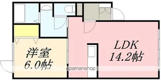 ボンヌシャーンスⅠ【202号室】の間取り