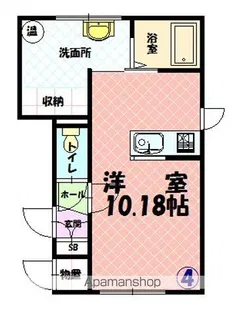 ガルルⅢ【104号室】の間取り