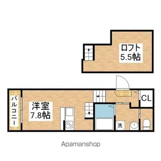 STAGE荒畑【101号室号室】の間取り