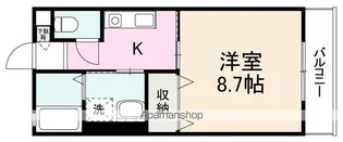 1Kの間取り画像