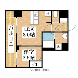プレサンス吹上駅前エテルノ【2階】の間取り