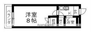 あさけハイツ【2階】の間取り
