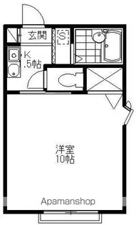 シティハイツ百軒町C棟【201号室】の間取り