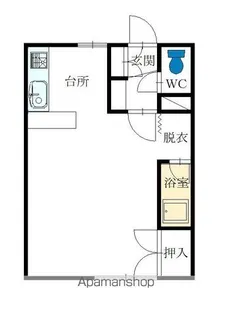 フォーブル神楽【103号室】の間取り
