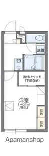 レオパレススワン21【209号室】の間取り