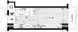 シティ東十条【2F-6号室】の間取り