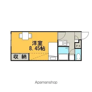 レオパレスドエル【107号室】の間取り