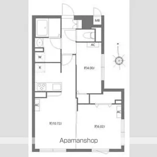 エルファーロ三軒茶屋Ⅱ【4階】の間取り