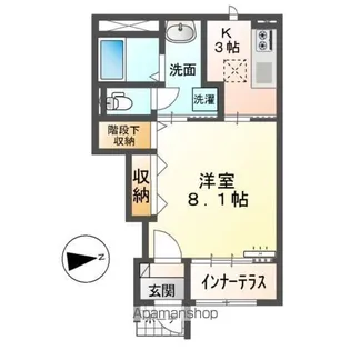 フィールドアップ横井【1階】の間取り