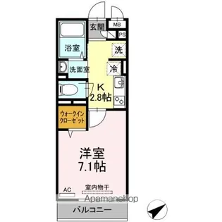 ラプンツェル【2階】の間取り