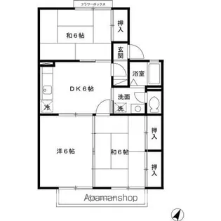セジュールマロニエ A【1階】の間取り