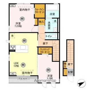 オクトトップ【2階】の間取り