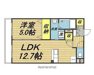 ベルデ【202号室】の間取り